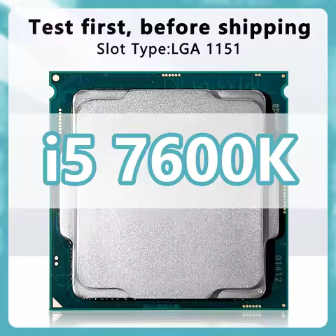 Core i5-7600K CPU 4 cores 4 threads 3.8GHz 6MB 91W 7th Generation Processor LGA1151 for Q270 Z270 Mo