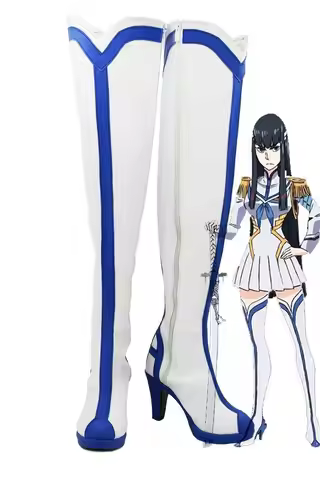 Kiryuin Satsuki Shoes Cosplay Kill La Kill Satsuki Kiryuin Cosplay Boots High Heel Shoes Custom Made