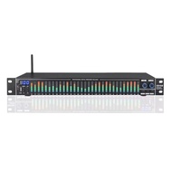 MHZH EQ31SUB Digital Equalizer 31 Stage Tuner Professional Stage Performance Noise Reduction Audio P