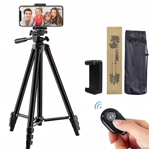 3120 Phone Tripod Stand 102cm Universal DSLR Photography For Gopro Phone Aluminum Travel Tripod Par