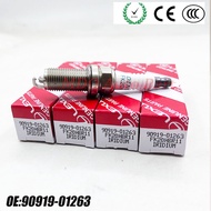 4pcs/lot 90919-01263 FK20HBR11 Dual Iridium Spark Plug For Toyota 9091901263 90919 01263 Car Accesso