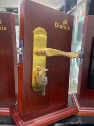 Matte Gold Heavy Duty tubular ENTRANCE & PRIVACY Function lever handle / Lever Door Knob / Lever Doo
