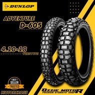 Ready Stok Ban Cross Dunlop D-605 Ring 18 &amp; Ring 21 Ban Motocross Ban Motor Trail Kode 1322