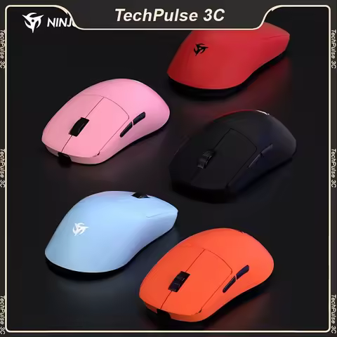 Ninjutso X Vaxee Sora Mouse Wireless 4k Paw3950 Lightweight Gaming Mouse Long Battery Life E-Sports 