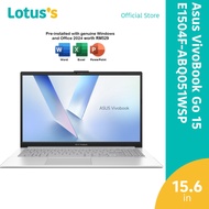 Asus VivoBook Go 15 E1504F-ABQ050WSP/ E1504F-ABQ051WSP/ E1504F-ABQ052WSP 15.6 FHD Laptop (R5 4016GB5