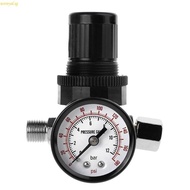 weroyal 1 4 Air Pressure Regulator Reducer 12Bar 180 PSI   Pressure for Valve G