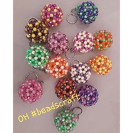 Beads Keychain/Keychain Manik - Round Ball beaded keychain