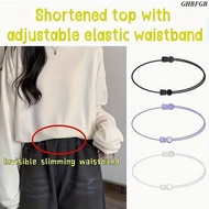 3 Pcs Shirt Tuck Band Women, Adjustable Tool For Sweater And Shirts Belly Leaking Elastic Crop Bands