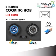 LEVANZO 2 Burner Cooking Hob - LHB-8384B