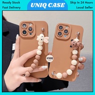 OPPO A58 A74 A95 A77 F11 Pro 4G 5G cute bear rabbit chain case casing cover 手机壳