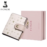FOXER Women Wallet Exclusive Design Ladies Wallet PVC Artificial Leather Coin Purse Elegant  Short W