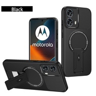 For Motorola G96 Case Moto G96 Phone Case Moto G96 Cover Carbon fiber Stent phone case
