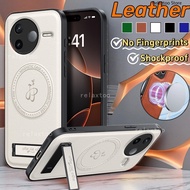 Casing For Xiaomi POCOF7 POCO F7 Pro Ultra F7Pro F7Ultra POCOF7Ultra POCOF7Pro 5G Matte Leather Magn