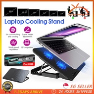 Laptop Stand 6 Fans Laptop Notebook Cooling Pad With Dual USB 2.0 Ports For 14/15.6 Inch Notebook