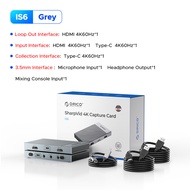 ORICO SharpVid 4K Capture Card Video Capture Card HDMI Pro HD Capture HDMI Type-C 4K60Hz 3.5mm Inter