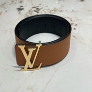 LV Louis Vuitton M9151 棕色/黑色 雙面 皮帶