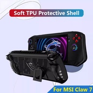 For MSI Claw Handheld Console Case TPU with Kickstand Protective Shell Shockproof Soft Game Accessor