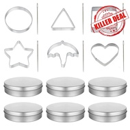 Korean Squid Game Dalgona Cookies Mold Sugar Pie Game Party Making Puffing Buckle Biscuit P0s4