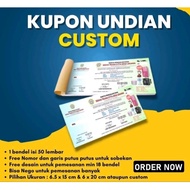 COUPON / DRAW COUPON / TICKET / PARKING TICKET / HEALTHY WALKING COUPON / CYCLING COUPON / ENTRANCE 