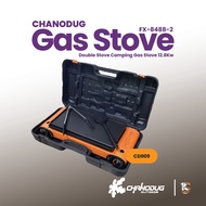 CD009 | CHANODUG FX-8488-2 _ Double Stove Camping Gas Stove 12.8kW