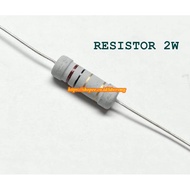R resistor 2w 2Watt 1R 1 Ohm 1 R 1ohm 2 watt tolerance 5% 1 r