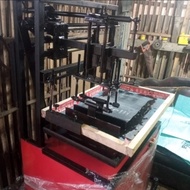mesin sablon plastik media datar