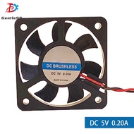 DC5010 5V 50mm USB Cooling Fan 2 Pin Dual Ball Bearings Brushless DC Blower Fan