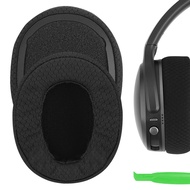 Geekria Mesh Fabric Replacement Ear Pads for Skullcandy Crusher Wireless, Crusher Evo, Crusher ANC, Hesh 3 Headphones Ear Cushions, Headset Earpads, Ear Cups