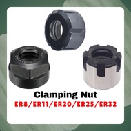 Clamping Nut ER Collet Chuck Holder For CNC Milling Lathe ER8 ER11 ER16 ER20 ER25 ER32
