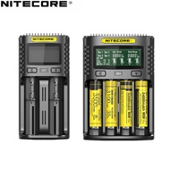【Limited Time Discount】 NITECORE UMS2 UMS4 UM2 UM4 Intelligent QC Charger For 18650 16340 21700 2070