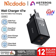 MCDODO GAN Dual Port Type C Fast Charging Charger Head 45w -47w CH-5641