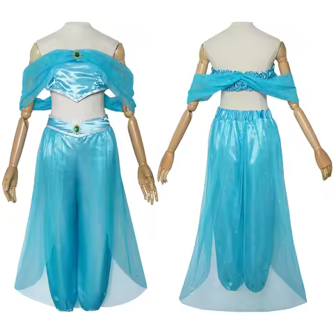 Aladdin's Lamp Princess Jasmine Dress Princess Jasmine Cosplay Costume Aladdin's Lamp Cosplay Costum