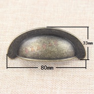 ThickAlloy Shell Handle Antique Drawer Handle Medicine Room Drawer Handle Cabinet Handle Cabinet Han