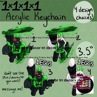 Forsaken Acrylic Key Chain 1x1x1 3.5 inch WrightZ