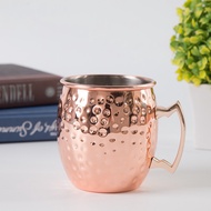 richshopman แก้วน้ำ Moscow Mule ลายค้อนทุบ แก้วน้ำเก็บความเย็น เคลือบทองแดง ประโยชน์ต่อสุขภาพ Snless