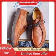 Kickers Men’s Sweat Leather Expeditions Smart Casual Boot Shoes Kasut Kulit But Lelaki Kickers Terun