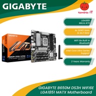 GIGABYTE B860M DS3H WIFI6E LGA1851 Micro-ATX Motherboard