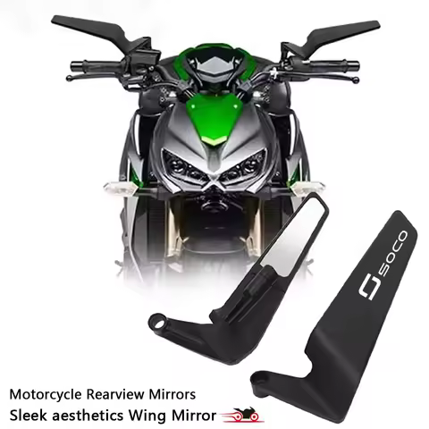 Motorcycle Parts Rearview Mirrors 360° Rotatable Side Mirror For Super Soco CPx CUmini CUx TC 50 TSX