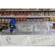 AQUA GUARD Top FILTER TANK 1SET With PUMP Pam Media aquaguard 2ft 2.5ft fish aquarium akuarium ikan 