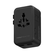 [全新行貨現貨] Momax 1-World² Pocket 70W 四接口雙 AC 旅行充電插座 / Momax 1-World2 Pocket 70W