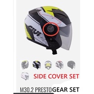 FOR GIVI M30.2 M302 PRESTO SIDE COVER & SCREW SET -(PRODUCT NOT ORIGINAL GIVI -AFTER MARKET)