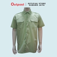 Outpost Shirt / Baju Uniform Lelaki Tunas Kadet Remaja Sekolah (TKRS)