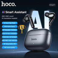 HOCO EQ27 Smart Ai Translation Bluetooth Headset ANC+ENC Noise Reduction Wireless Earphone In-ear Ea