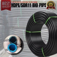 90 METERS BLACK BIO HDPE HOSE PIPE SDR 11 PVC 1 Roll ( WATERLINE / WIRINGS ) (1/2 X 20mm)