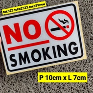 No smoking stickers, cutting stickers, no smoking