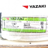 YAZAKI ( ยาซากิ ) สายไฟVaf 2 X 2.5 SQMM 1 ม้วน 100 เมตร พร้อมจัดส่ง