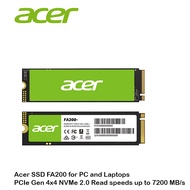 ACER FA200 PCIe Gen4x4 NVMe M.2 2280 SSD ( 500GB / 1TB / 2TB )