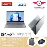 Lenovo IdeaPad Slim 3 15ABR8 82XQ004MMJ 15.6'' FHD Laptop Arctic Grey ( Ryzen 7 7730U, 8GB, 512GB SS