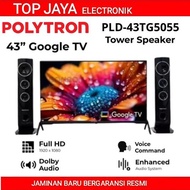 TV ANDROID 43 INCH POLYTRON PLD 43TG5055 CINEMAX SPEAKER TOWER /TV 43 INCH ANDROID POLYTRON DIGITAL