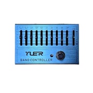 Yuer Band Controller Equalizer 10 Band EQ Pedal for Guitar & Bass True Bypass 31.25Hz to16kHz Equali